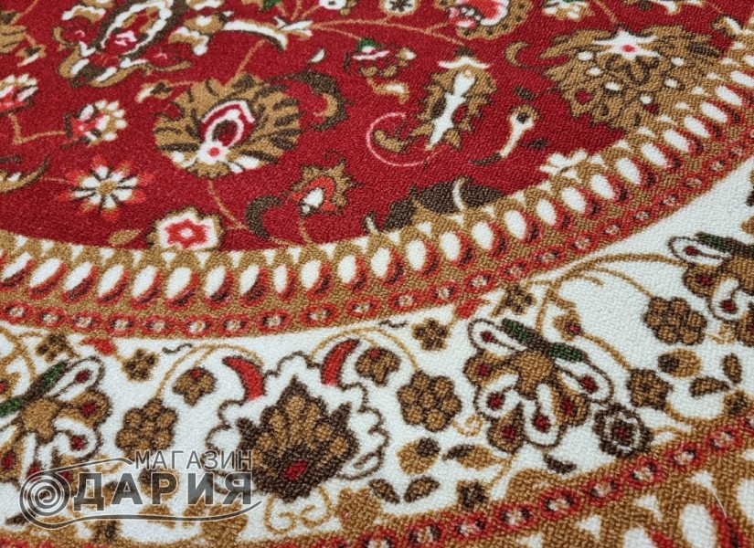 Мокетен килим ERIKA 8031 red елипса